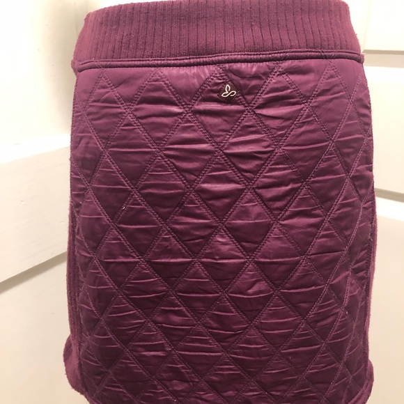 Prana ladies quilted fleece lined skirt size small - Picture 4 of 6